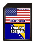 2GB SD Card English-Bosnian iTRAVL NTL-2Bs