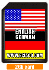 2GB SD Card English-German iTRAVL NTL-2Gm